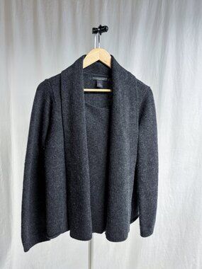 100% Wool Elena Solano Wrap Sweater w/ Built in Scarf